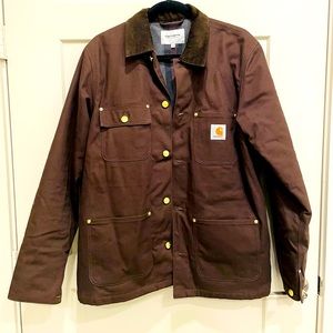 Carhartt mens brown barn jacket